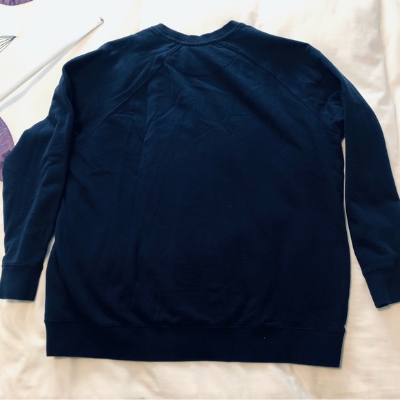 🌟Host Pick🌟 Unisex 1X FILA PREMIUM ESSENTIAL CREWNECK SWEATSHIRT NAVY Vintage - Picture 10 of 16